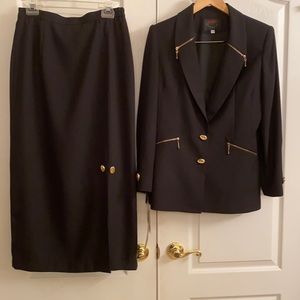 Two Piece Maxi Skirt Suit